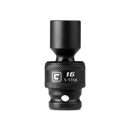 Capri Tools 1/2 in Drive 16 mm Universal Impact Socket 5-5316